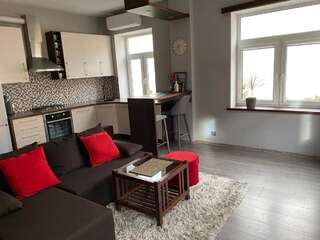 Апартаменты Senamiescio Tiltu apartamentai Клайпеда Апартаменты с 1 спальней-5